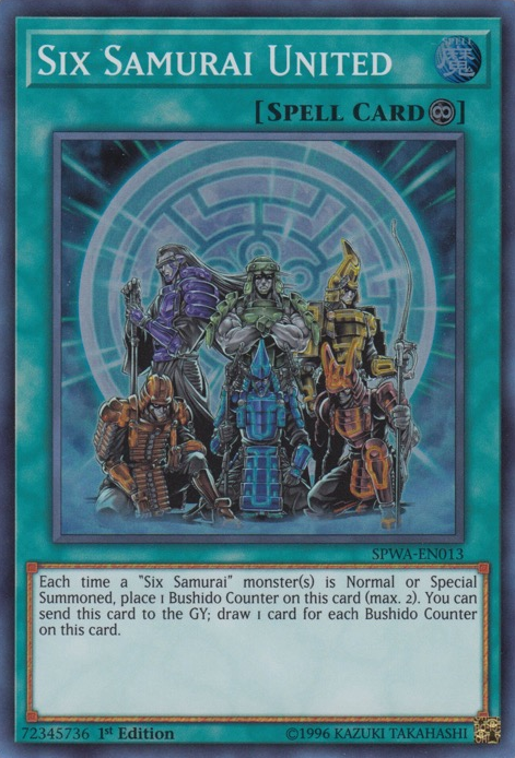 Six Samurai United [SPWA-EN013] Super Rare | Jomio and Rueliete's Cards and Comics