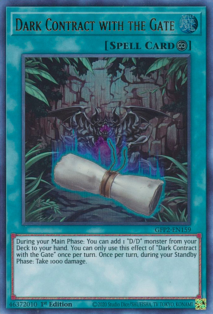 Dark Contract with the Gate [GFP2-EN159] Ultra Rare | Jomio and Rueliete's Cards and Comics