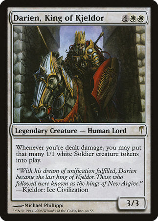 Darien, King of Kjeldor [Coldsnap] | Jomio and Rueliete's Cards and Comics