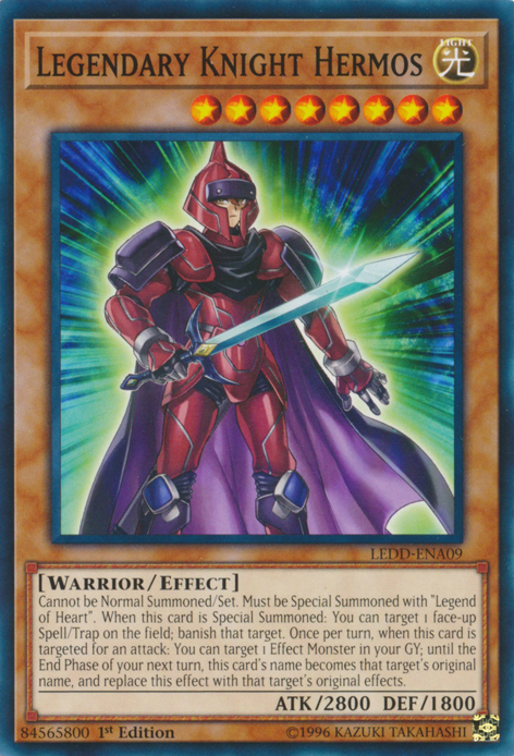 Legendary Knight Hermos [LEDD-ENA09] Common | Jomio and Rueliete's Cards and Comics