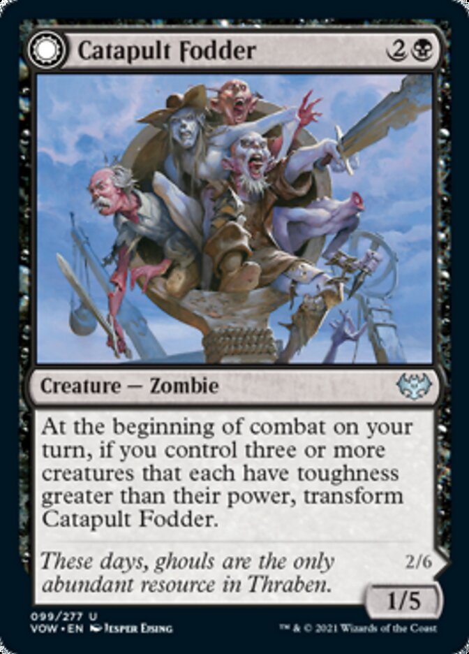 Catapult Fodder // Catapult Captain [Innistrad: Crimson Vow] | Jomio and Rueliete's Cards and Comics