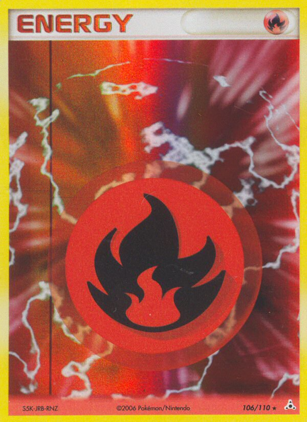Fire Energy (106/110) [EX: Holon Phantoms] | Jomio and Rueliete's Cards and Comics
