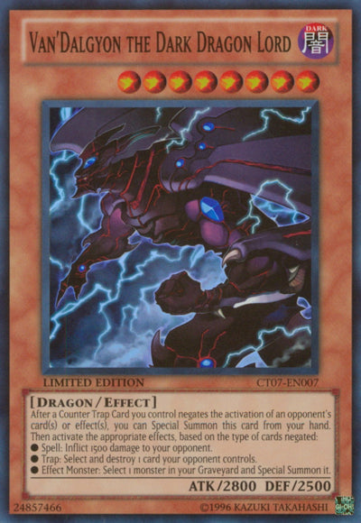 Van'Dalgyon The Dark Dragon Lord [CT07-EN007] Super Rare | Jomio and Rueliete's Cards and Comics