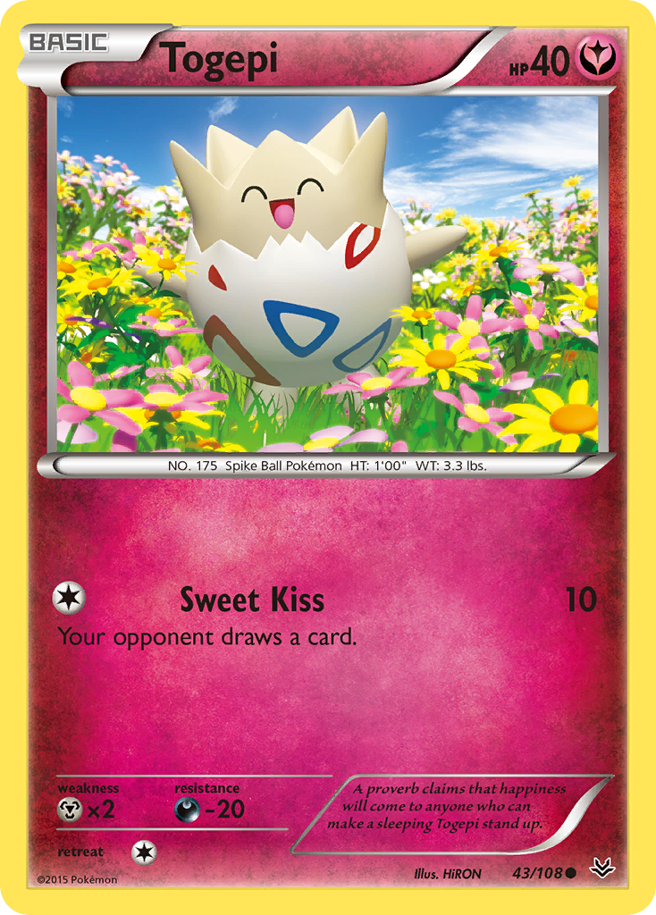 Togepi (43/108) [XY: Roaring Skies] | Jomio and Rueliete's Cards and Comics