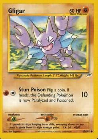 Gligar (67/105) [Neo Destiny Unlimited] | Jomio and Rueliete's Cards and Comics