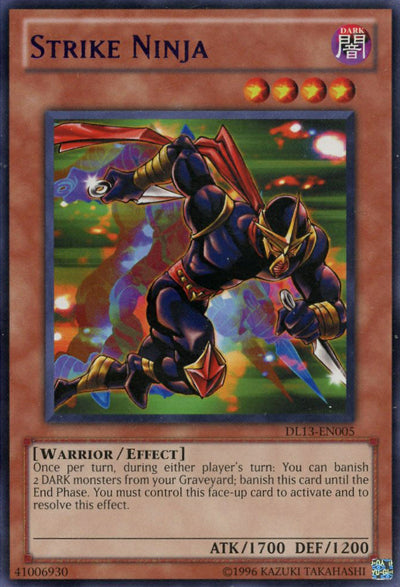 Strike Ninja (Purple) [DL13-EN005] Rare | Jomio and Rueliete's Cards and Comics