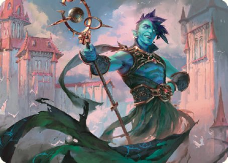 Haughty Djinn Art Card [Dominaria United Art Series] | Jomio and Rueliete's Cards and Comics