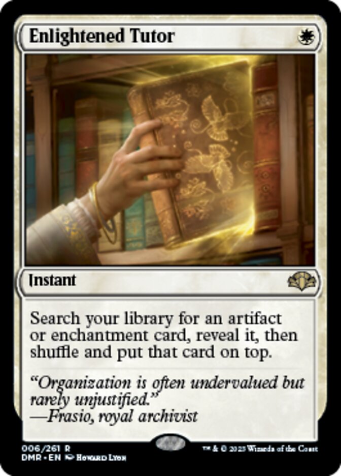 Enlightened Tutor [Dominaria Remastered] | Jomio and Rueliete's Cards and Comics