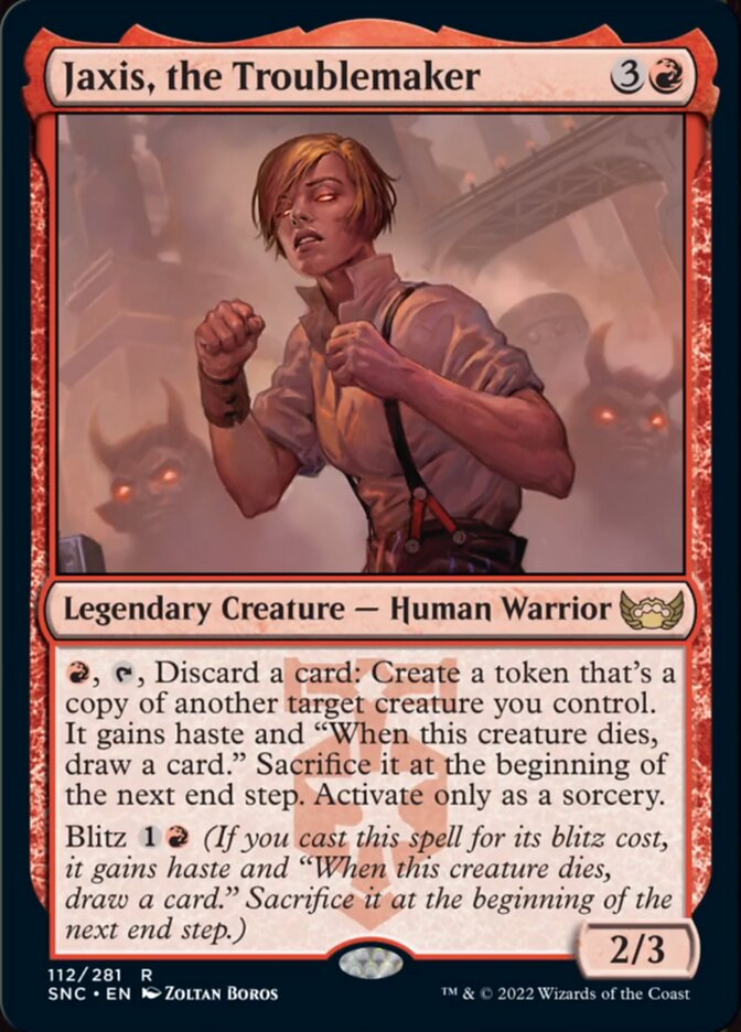 Jaxis, the Troublemaker [Streets of New Capenna] | Jomio and Rueliete's Cards and Comics