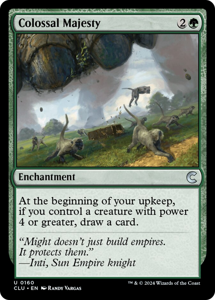 Colossal Majesty [Ravnica: Clue Edition] | Jomio and Rueliete's Cards and Comics