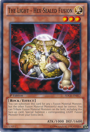 The Light - Hex-Sealed Fusion [SDCR-EN017] Common | Jomio and Rueliete's Cards and Comics