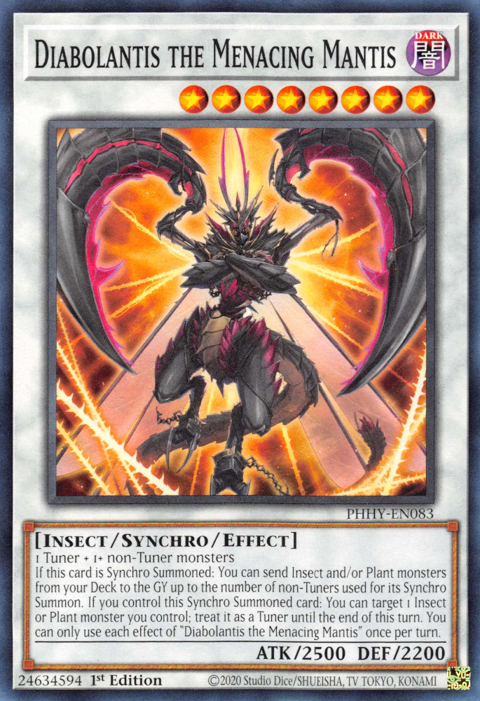 Diabolantis the Menacing Mantis [PHHY-EN083] Common | Jomio and Rueliete's Cards and Comics