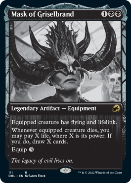 Mask of Griselbrand [Innistrad: Double Feature] | Jomio and Rueliete's Cards and Comics