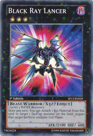 Black Ray Lancer [SP13-EN029] Starfoil Rare | Jomio and Rueliete's Cards and Comics