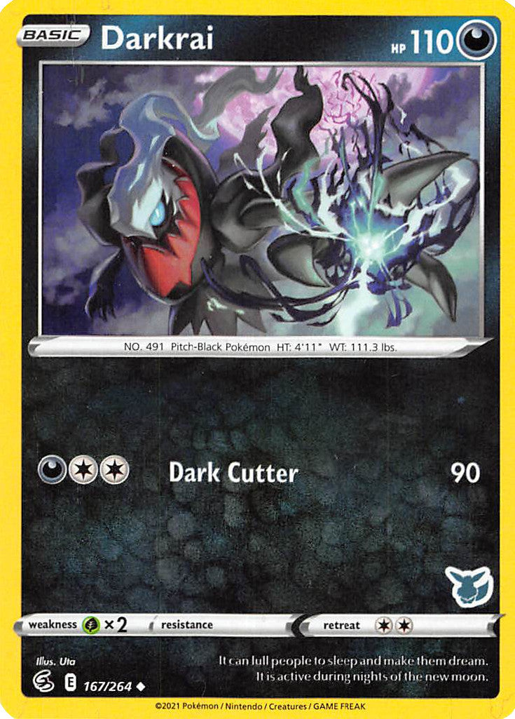 Darkrai (167/264) (Eevee Deck) [Battle Academy 2022] | Jomio and Rueliete's Cards and Comics