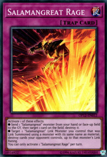 Salamangreat Rage [OP12-EN012] Super Rare | Jomio and Rueliete's Cards and Comics