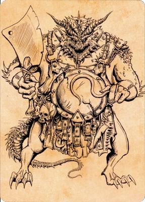 Thrakkus the Butcher Art Card [Commander Legends: Battle for Baldur's Gate Art Series] | Jomio and Rueliete's Cards and Comics