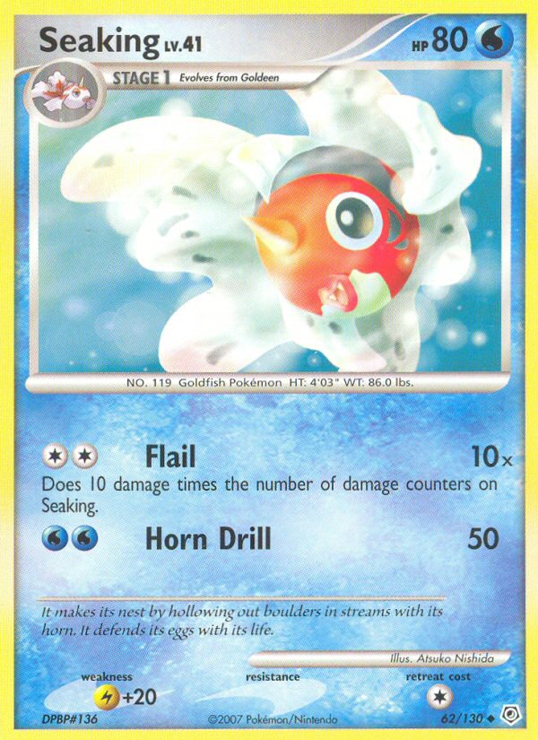 Seaking (62/130) [Diamond & Pearl: Base Set] | Jomio and Rueliete's Cards and Comics