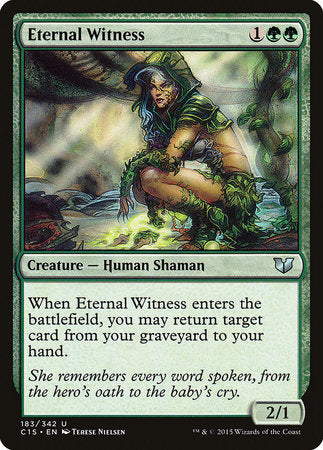 Eternal Witness [Commander 2015] | Jomio and Rueliete's Cards and Comics