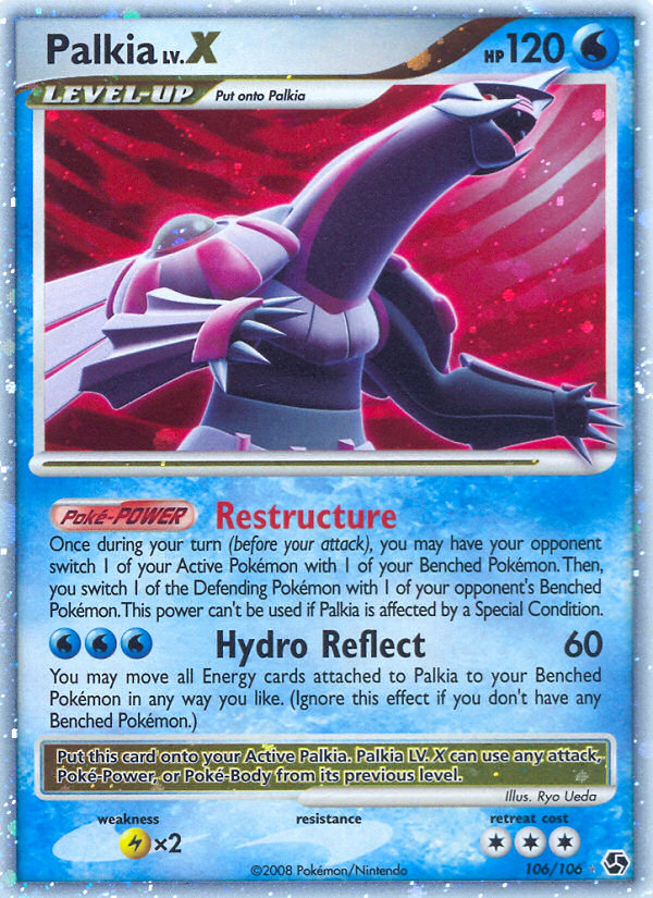 Palkia LV.X (106/106) [Diamond & Pearl: Great Encounters] | Jomio and Rueliete's Cards and Comics