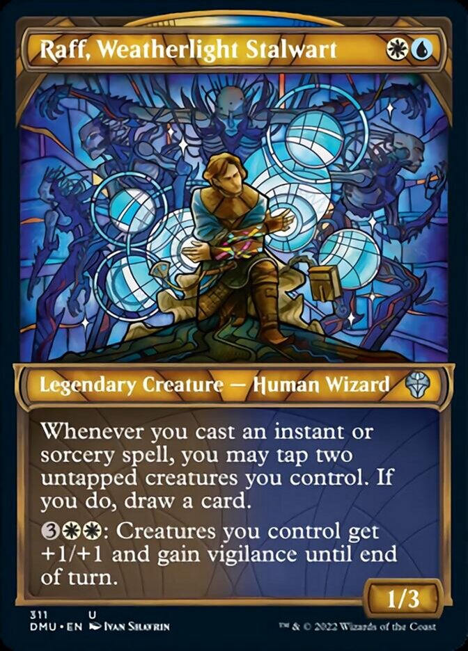 Raff, Weatherlight Stalwart (Showcase) [Dominaria United] | Jomio and Rueliete's Cards and Comics