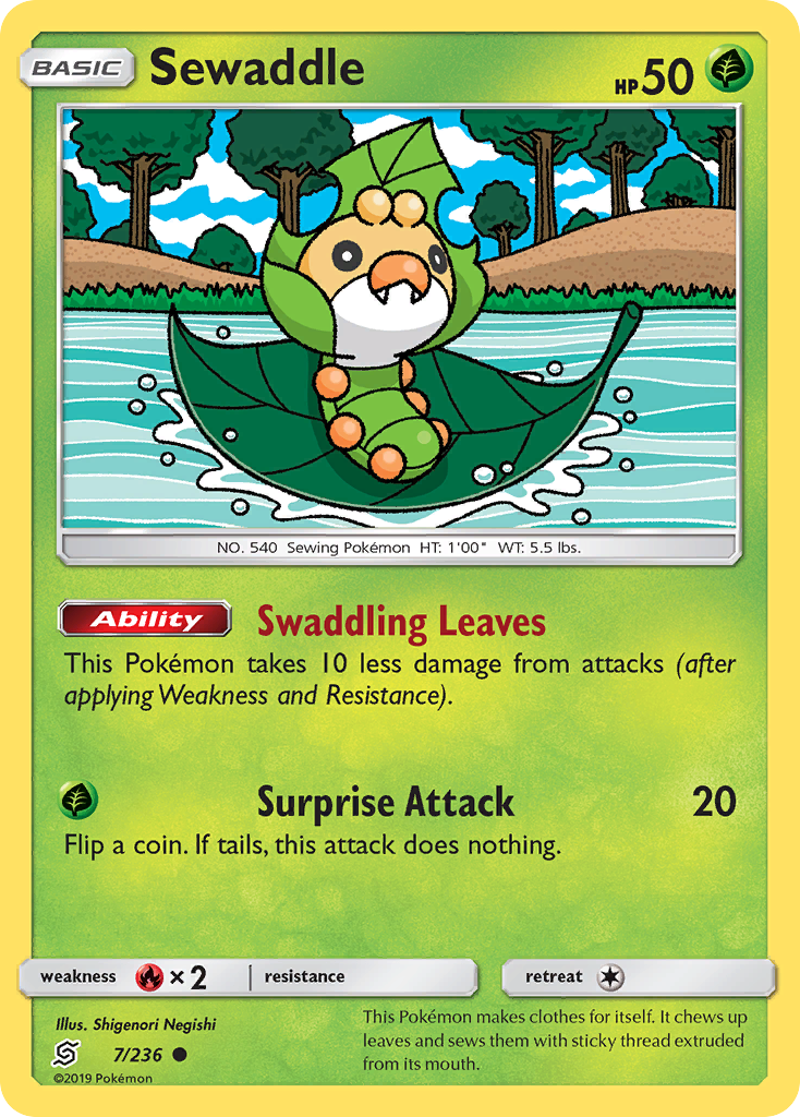 Sewaddle (7/236) [Sun & Moon: Unified Minds] | Jomio and Rueliete's Cards and Comics