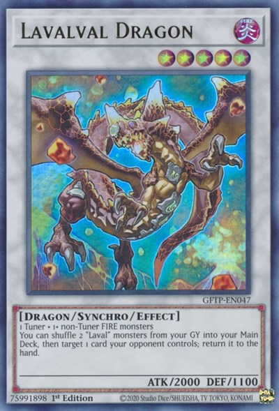 Lavalval Dragon [GFTP-EN047] Ultra rare | Jomio and Rueliete's Cards and Comics