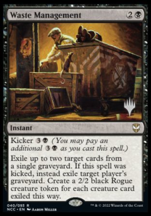 Waste Management (Promo Pack) [Streets of New Capenna Commander Promos] | Jomio and Rueliete's Cards and Comics
