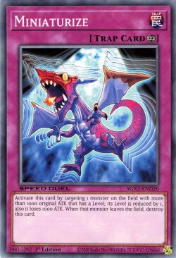 Miniaturize [SGX1-END20] Common | Jomio and Rueliete's Cards and Comics