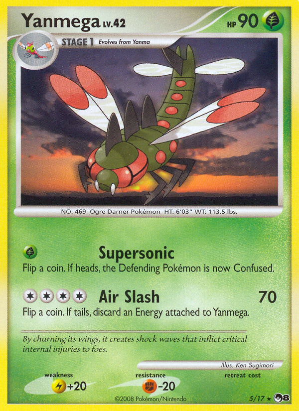 Yanmega (5/17) [POP Series 8] | Jomio and Rueliete's Cards and Comics