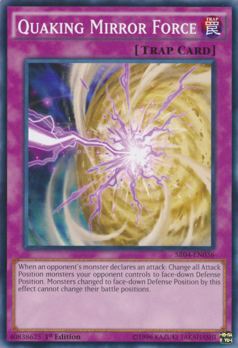 Quaking Mirror Force [SR04-EN036] Common | Jomio and Rueliete's Cards and Comics