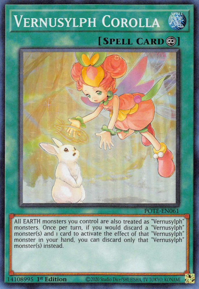 Vernusylph Corolla [POTE-EN061] Super Rare | Jomio and Rueliete's Cards and Comics