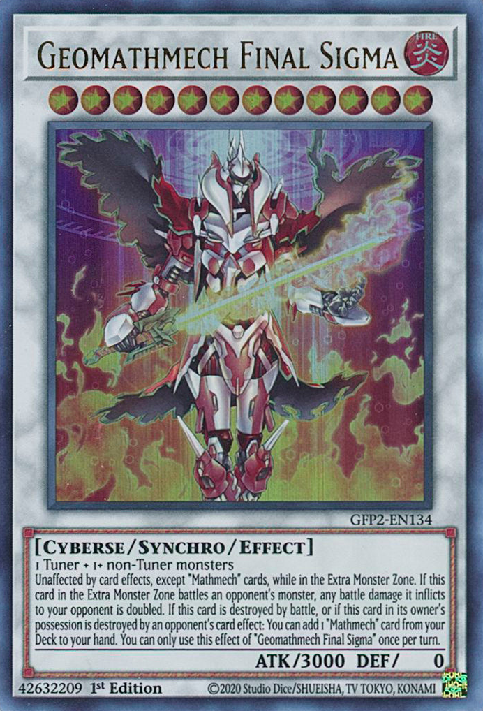 Geomathmech Final Sigma [GFP2-EN134] Ultra Rare | Jomio and Rueliete's Cards and Comics