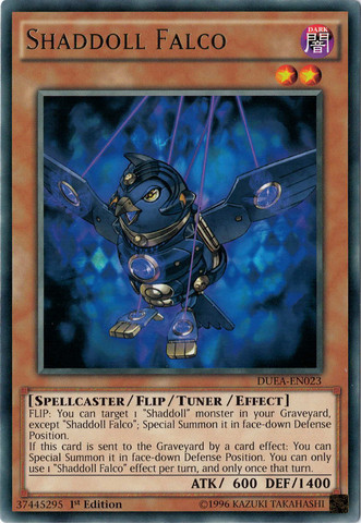 Shaddoll Falco [DUEA-EN023] Rare | Jomio and Rueliete's Cards and Comics