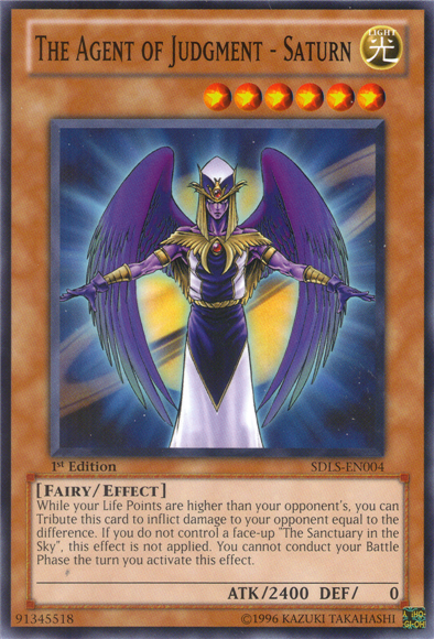 The Agent of Judgment - Saturn [SDLS-EN004] Common | Jomio and Rueliete's Cards and Comics