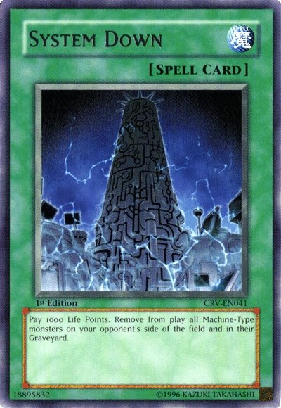 System Down [CRV-EN041] Rare | Jomio and Rueliete's Cards and Comics