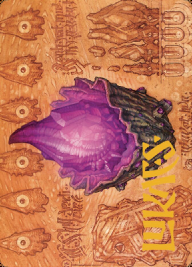 Thorn of Amethyst Art Card (Gold-Stamped Signature) [The Brothers' War Art Series] | Jomio and Rueliete's Cards and Comics