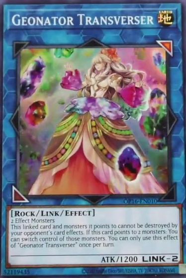 Geonator Transverser [OP16-EN010] Super Rare | Jomio and Rueliete's Cards and Comics