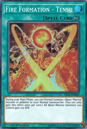 Fire Formation - Tensu [FIGA-EN029] Super Rare | Jomio and Rueliete's Cards and Comics