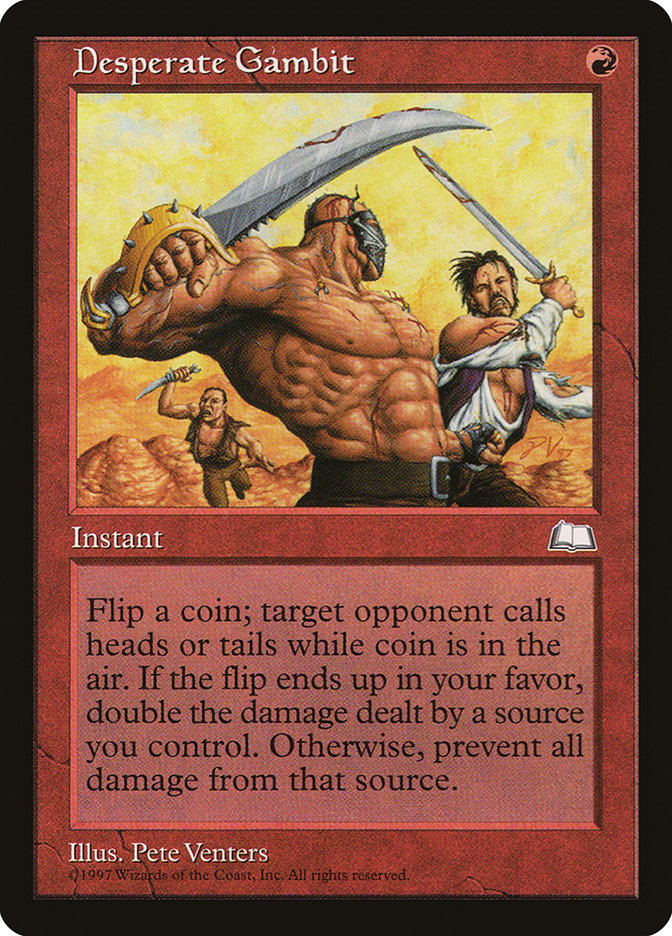 Desperate Gambit [Weatherlight] | Jomio and Rueliete's Cards and Comics