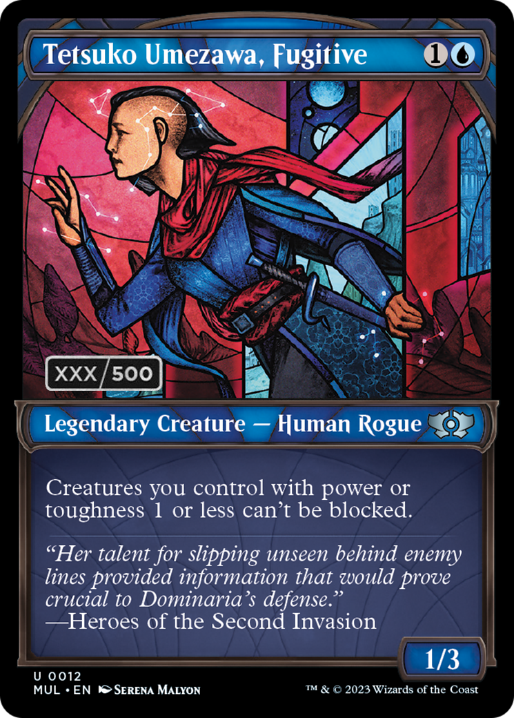 Tetsuko Umezawa, Fugitive (Serialized) [Multiverse Legends] | Jomio and Rueliete's Cards and Comics