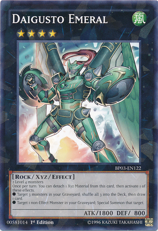 Daigusto Emeral (Shatterfoil) [BP03-EN122] Rare | Jomio and Rueliete's Cards and Comics