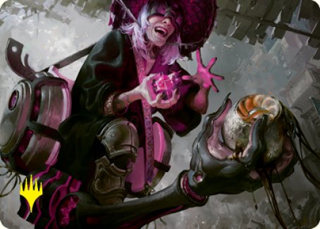 Undercity Scrounger Art Card (Gold-Stamped Signature) [Kamigawa: Neon Dynasty Art Series] | Jomio and Rueliete's Cards and Comics
