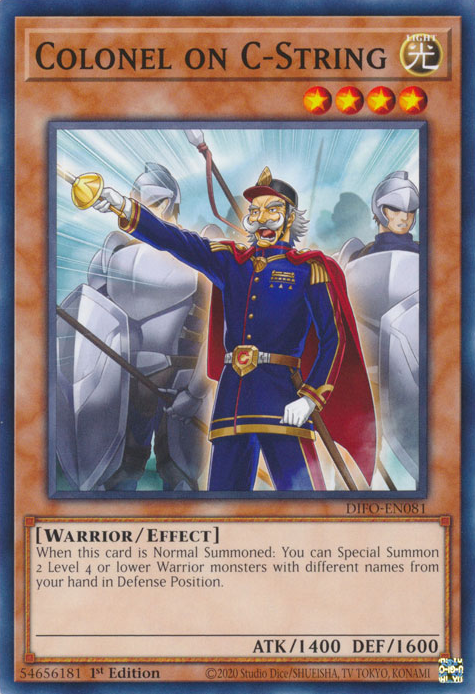 Colonel on C-String [DIFO-EN081] Common | Jomio and Rueliete's Cards and Comics
