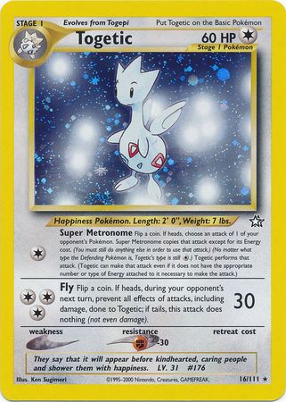 Togetic (16/111) [Neo Genesis Unlimited] | Jomio and Rueliete's Cards and Comics