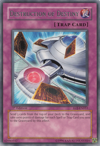 Destruction of Destiny [EOJ-EN051] Rare | Jomio and Rueliete's Cards and Comics