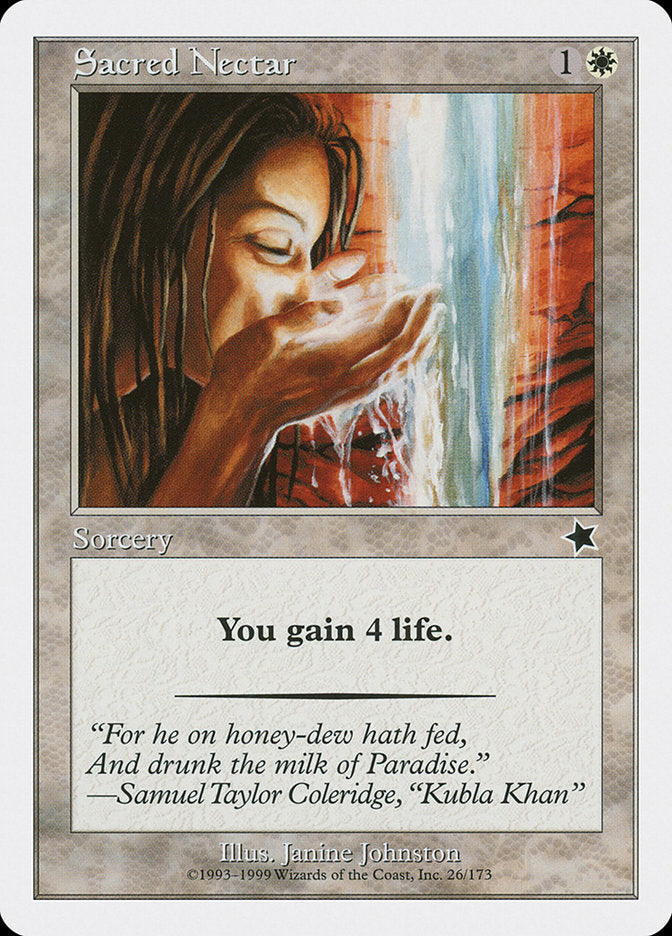 Sacred Nectar [Starter 1999] | Jomio and Rueliete's Cards and Comics