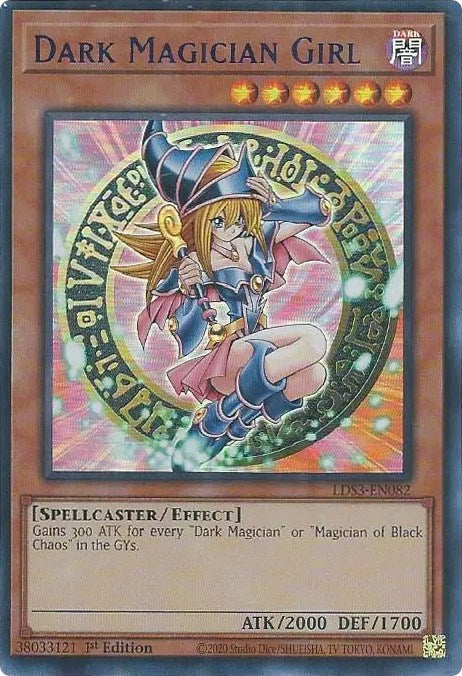 Dark Magician Girl (Blue) [LDS3-EN082] Ultra Rare | Jomio and Rueliete's Cards and Comics