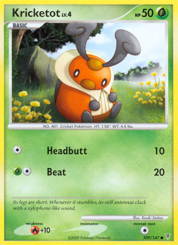Kricketot (109/147) [Platinum: Supreme Victors] | Jomio and Rueliete's Cards and Comics