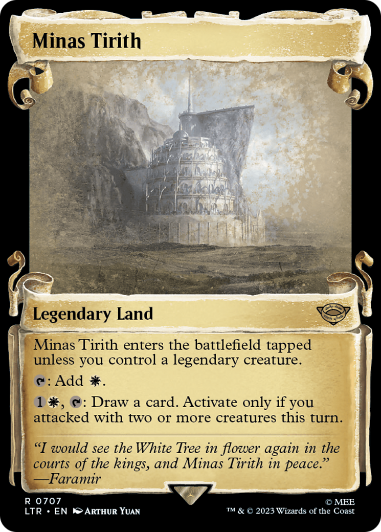 Minas Tirith [The Lord of the Rings: Tales of Middle-Earth Showcase Scrolls] | Jomio and Rueliete's Cards and Comics